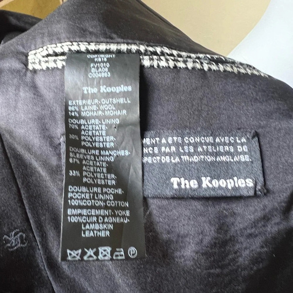 The Kooples Herringbone Blazer Jacket, size 36 - Picture 5 of 6